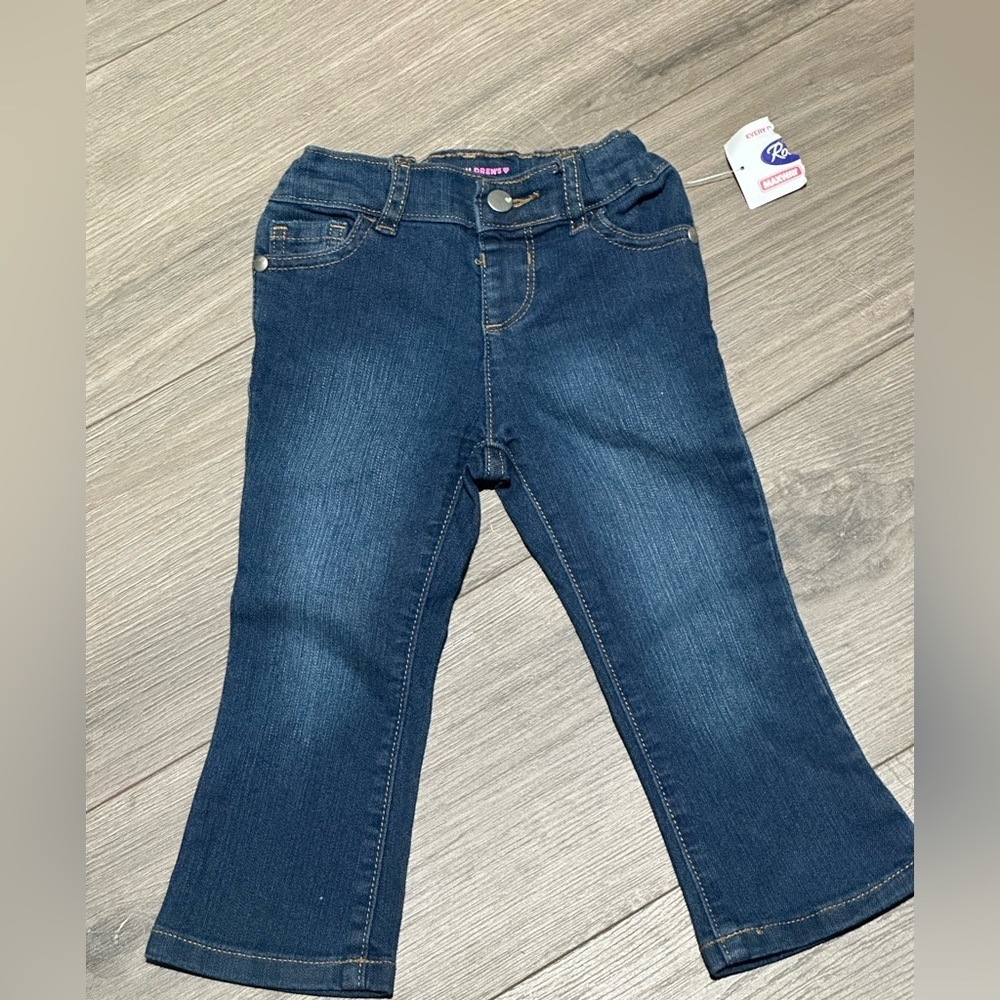 The Children's Place Dark Blue Stretch Bootcut Jeans